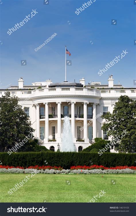 White House Back View Stock Photo 14619103 | Shutterstock