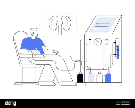 Dialysis machine abstract concept vector illustration Stock Vector ...