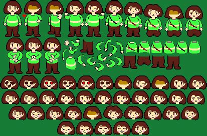 99 Undertale Chara Sprite Sheet 537191 Undertale Chara Sprites Sheet Images