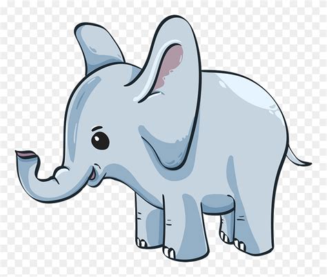 Download Cute Baby Elephant - Gambar Anak Gajah Kartun Clipart (#1218856) - PinClipart