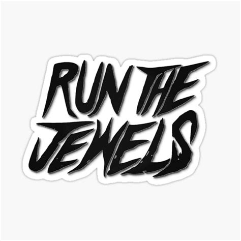 "Run the Jewels Merch" Sticker by Ultra-Vulgar | Redbubble