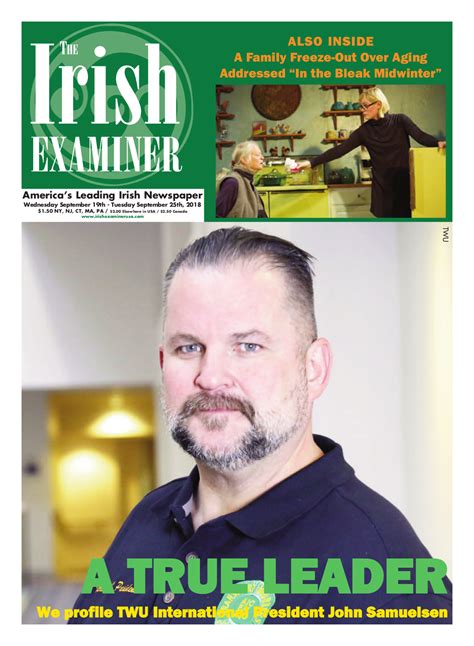 Irish Examiner USA ePaper Archive 2018 – Irish Examiner USA