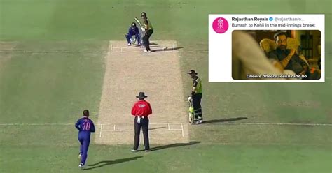 Twitter Reacts To Virat Kohli Bowling In The Warm-Up Match Against Australia