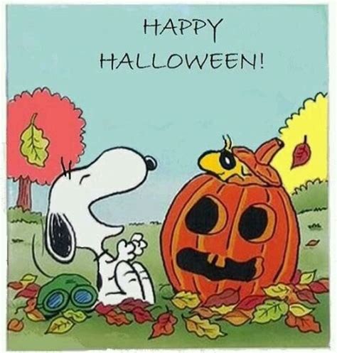 Happy Halloween! | Charlie brown halloween, Snoopy, Snoopy and woodstock