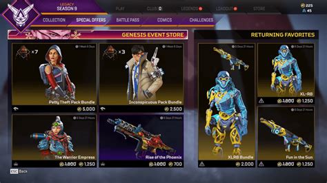 Apex Legends Genesis Collection Event: How Much Does It Cost To Unlock ...