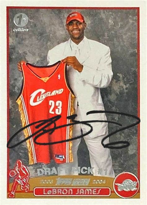 LeBron James AUTOGRAPH any James Basketball Card YOUR CHOICE | Etsy