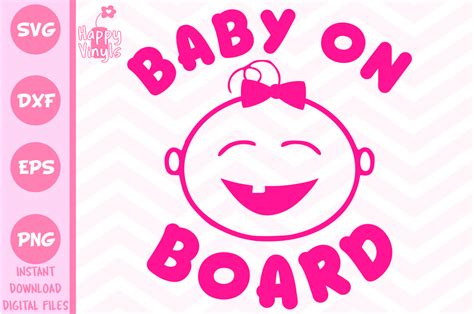 Baby SVG Baby on Board Girl SVG Cute SVG