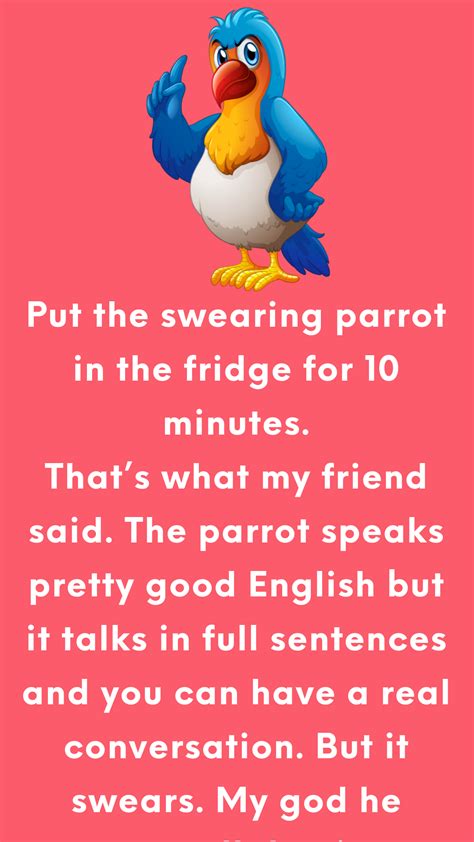 The Swearing Parrot - Joke Book