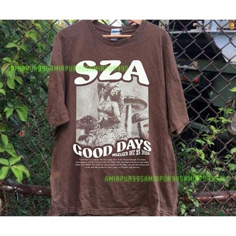 Vintage SZA Shirt, Sza merch, Sza - Good Days Graphic tee | Inspire Uplift