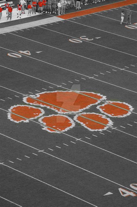 Clemson Paw print by enviousrose19 on DeviantArt