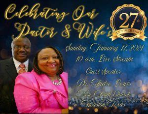 Pastor Mack’s 27th Anniversary – Cathedral of Faith Baptist Church