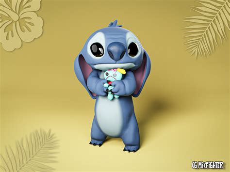 Stitch 3D Model by Oleh Yakushev on Dribbble