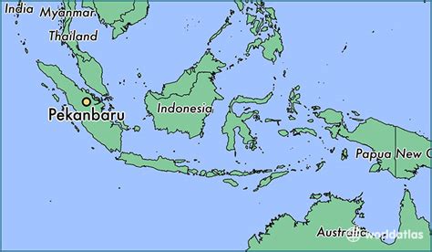 Where is Pekanbaru, Indonesia? / Pekanbaru, Riau Map - WorldAtlas.com