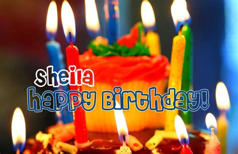 Happy Birthday Sheila image.