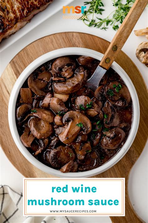 BEST Red Wine Mushroom Sauce Recipe (Perfect for Steak!)