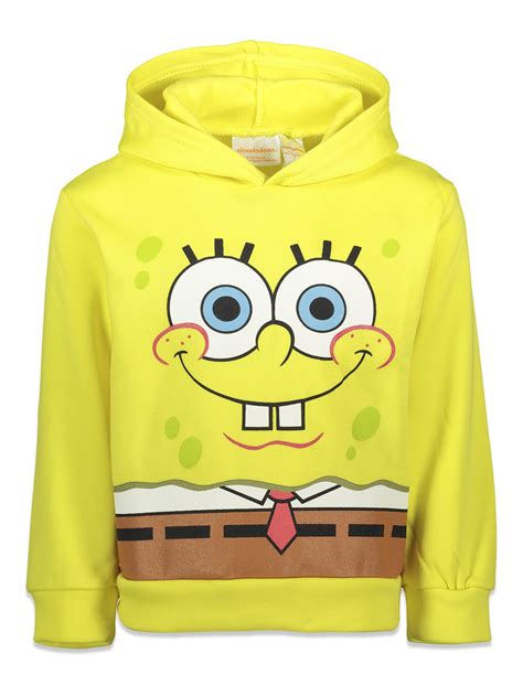 Nickelodeon SpongeBob SquarePants Toddler Boys Fleece Costume Hoodie Yellow 2T - Walmart.com