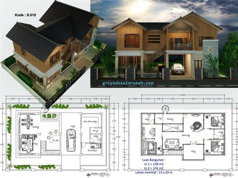 Desain Rumah Villa Kayu Panggung Tropis | Jasa Desain Rumah