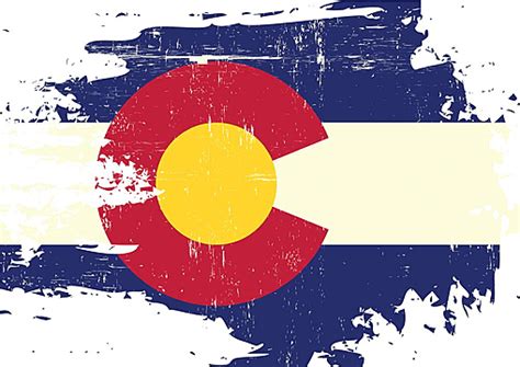 Colorado State Flag Vector Art PNG, Grunge Colorado Flag State Usa ...