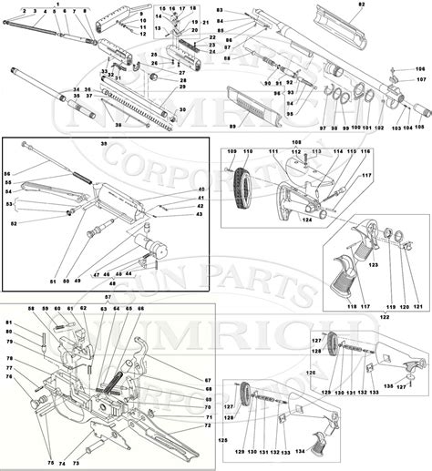 Benelli M4 Parts | M4 Super 90 Schematics