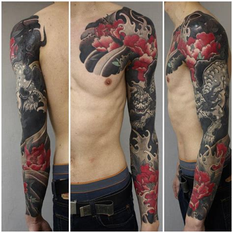 Black Demon japanese sleeve tattoo | Best Tattoo Ideas Gallery