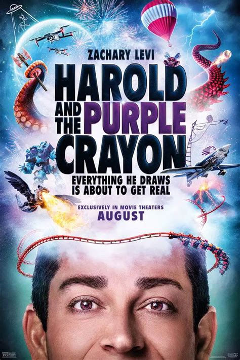 Zachary Levi's 'Harold and the Purple Crayon' Kids Movie Trailer #2 | FirstShowing.net