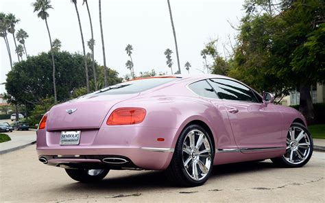 Pretty in Pink? Bentley Continental GT Dolled Up for Charity