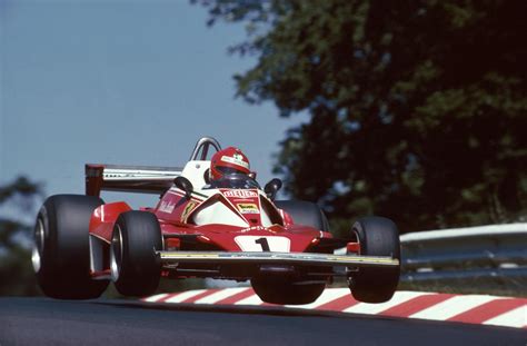 Niki Lauda, Ferrari 312 T2, 1976 German GP at Nürburgring. | Ferrari racing, Ferrari car, Ferrari