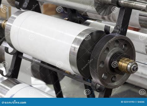 Printing machine parts stock image. Image of media, plant - 52314193