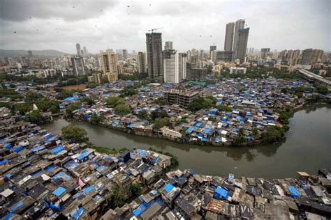 Aerial view of Mumbai Coronavirus Hotspots