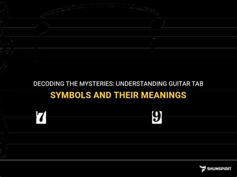 Decoding The Mysteries: Understanding Guitar Tab Symbols And Their ...