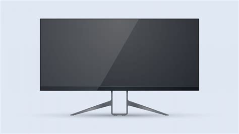 Premium Vector | Widescreen 4K monitor