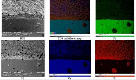 Micrographs of area 2 and elemental EDS mapping. | Download Scientific Diagram