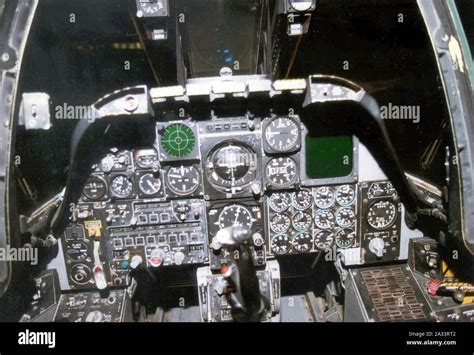 Fairchild Republic A-10A Thunderbolt II cockpit USAF Stock Photo - Alamy