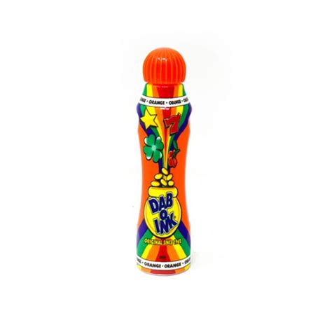 Bingo Markers / Daubers: 3 oz Size, Orange (per dozen)