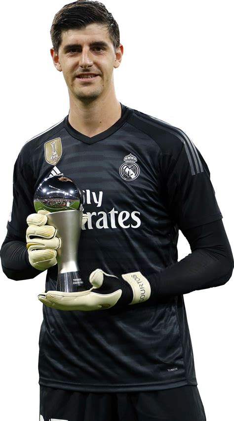 Thibaut Courtois Real Madrid football render - FootyRenders