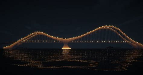 THE WAVE - Modern Suspension Bridge Minecraft Map