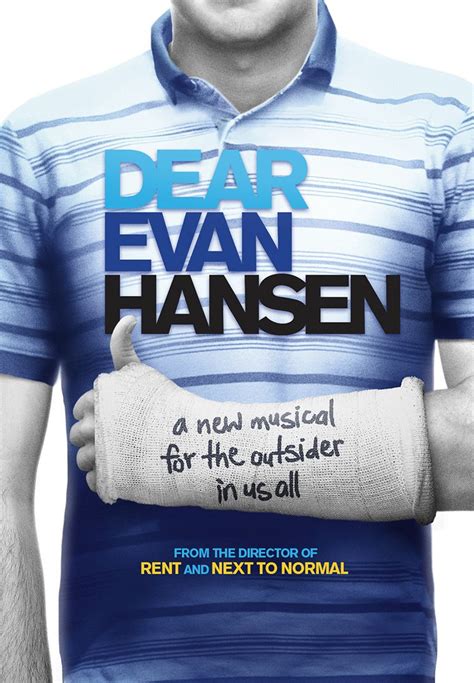 DEAR EVAN HANSEN: A New Musical | On Broadway this Winter | Official Site Broadway Show Tickets ...