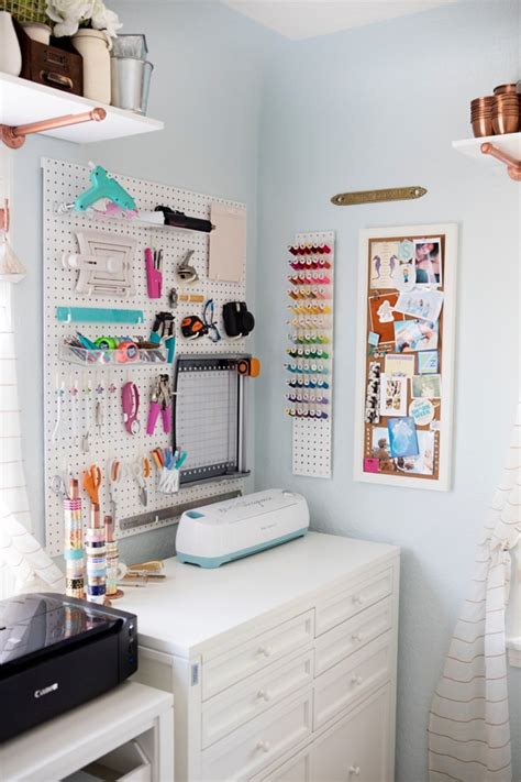 Top 10 Colorful and Organized Craft Room Ideas - The Turquoise Home