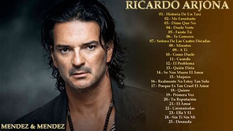 RICARDO ARJONA 35 GRANDES EXITOS SUS MEJORES CANCIONES | Ricardo arjona, Mejores canciones ...