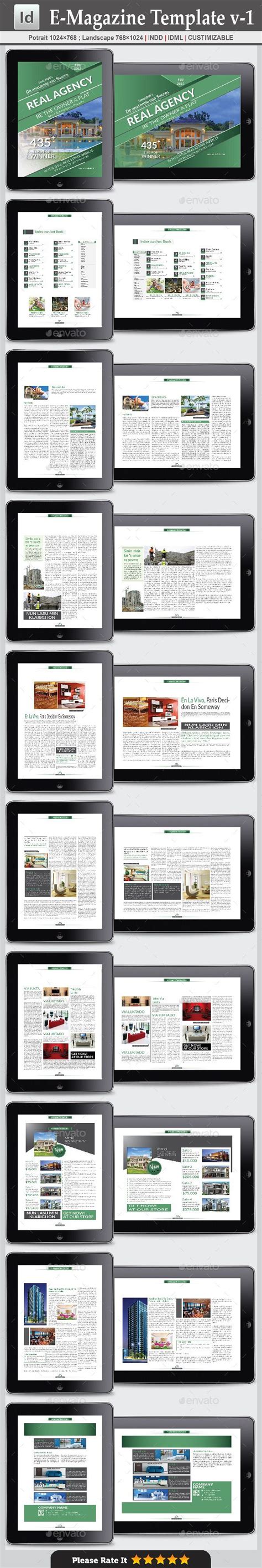 E-Magazine Template #design Download: http://graphicriver.net/item ...