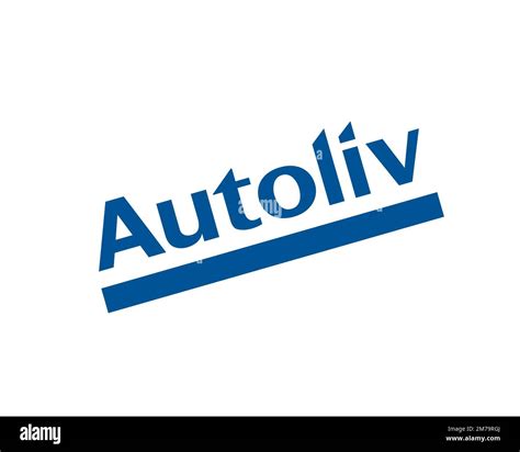 Autoliv, Rotated Logo, White Background Stock Photo - Alamy