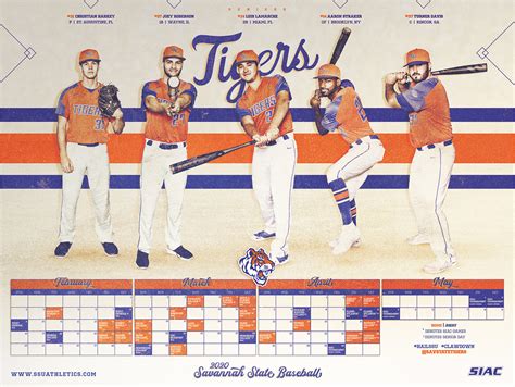 2020 Savannah State Baseball Poster on Behance