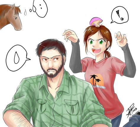 Ellie and Joel - The Last of Us by AyaYanagisawa on DeviantArt