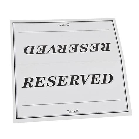 7 Best Images of Printable Reserved Table Signs - Free Printable ...