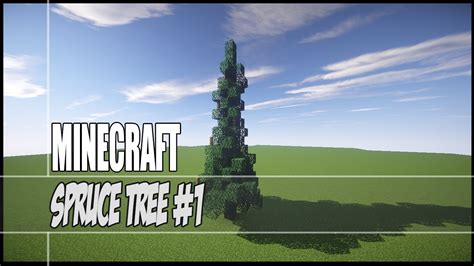 Minecraft Spruce Tree Schematic