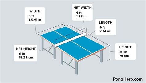 Ping Pong Table Dimensions | Ping pong table diy, Ping pong table, Outdoor ping pong table