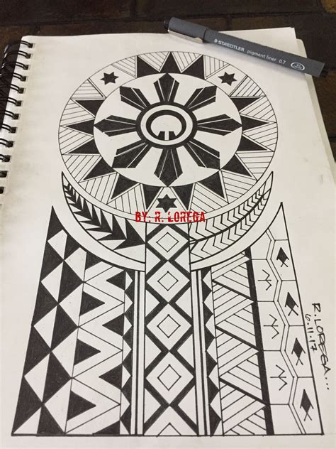 Contemporary Filipino Tribal Tattoo design | Filipino tattoos, Filipino tribal tattoos, Tribal ...