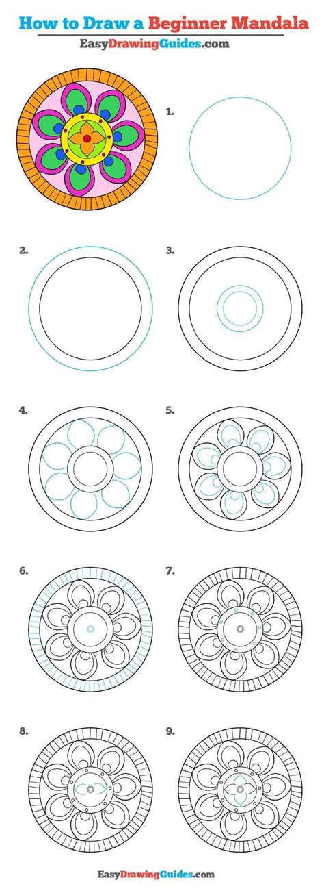 How to Draw a Beginner Mandala – Really Easy Drawing Tutorial