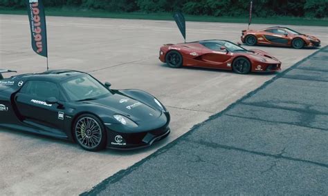 Men's Corner: Ferrari LaFerrari vs. McLaren P1 vs. Porsche 918 Spyder