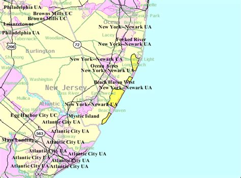 Image: Census Bureau map of Long Beach Township, New Jersey